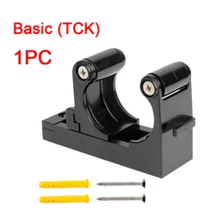 Adjustable Bicycle Wall Mount Storage Hook and Repair Stand Bracket (TCK-Black 1PC)