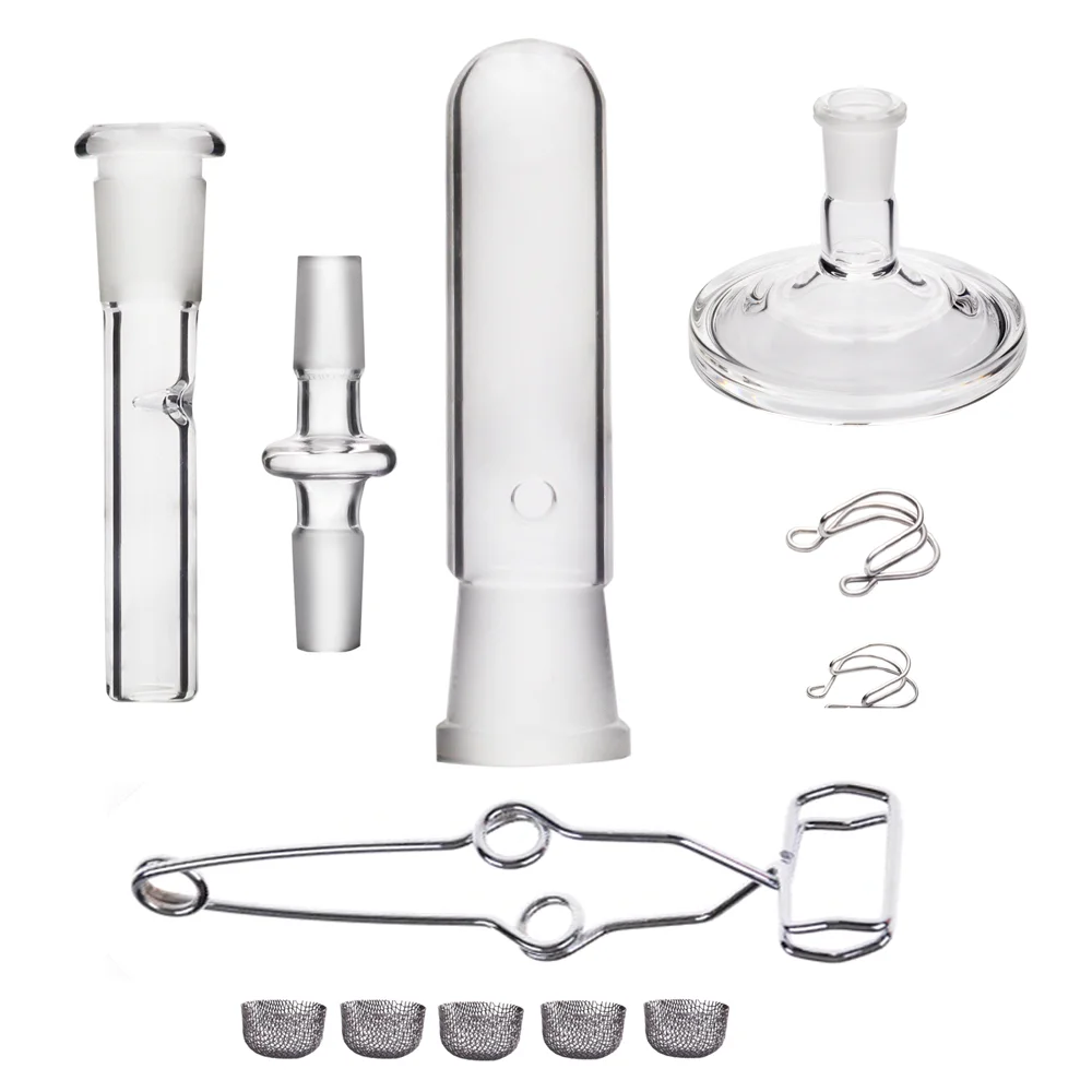 Terpcicle 유리 스크린 쿼츠 히터 어댑터 스탠드, 풀 키트, 8 in 1
