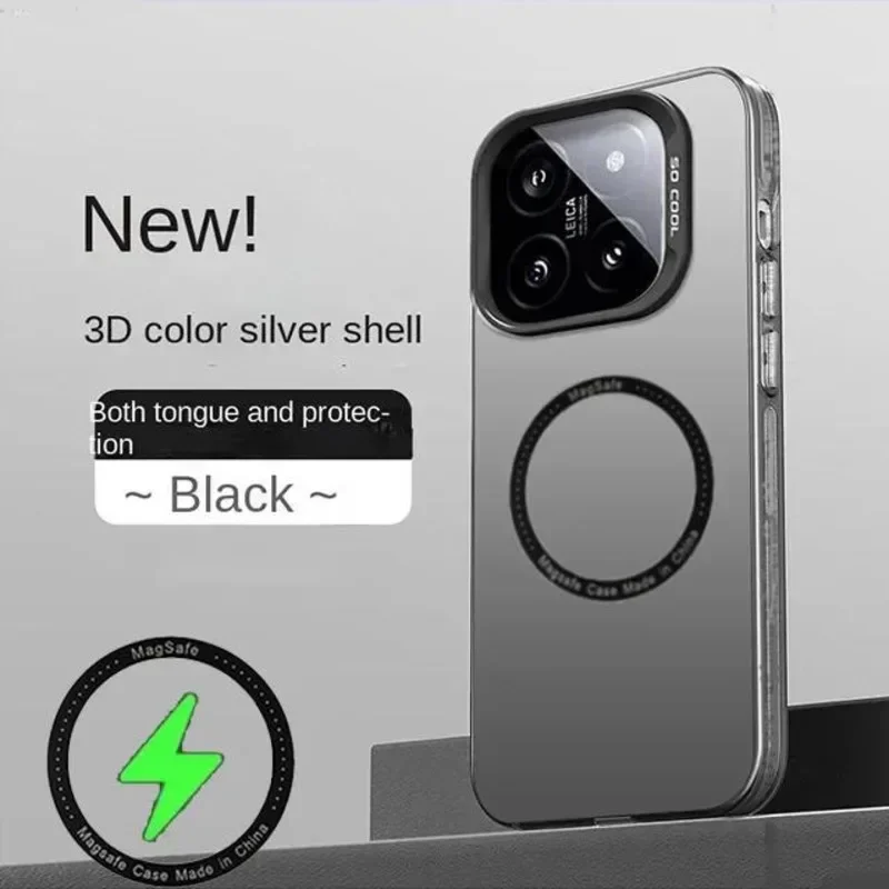 Luxury Matte Frosted Wireless Charger Case - Ultra Transparent Cover