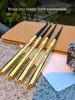 1Pc POTENTATE Brass Squirrel Hair Round Artist Paintbrushes Detachable Portable Travel Set for Watercolor,Gouache, Acrylic 3