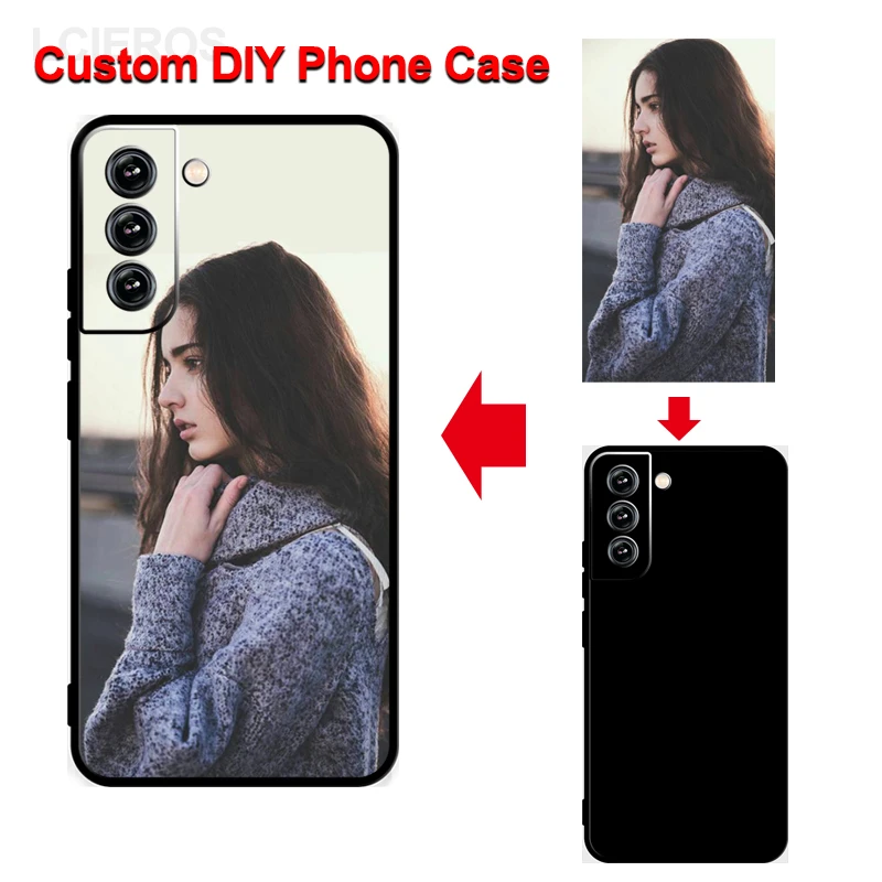 Custom Case for Samsung Galaxy S22 S21 S20 FE Ultra Plus S10 A53 Note 20 A52S A22 A32 A12 A51 DIY Personaliz Photo Picture Cover galaxy s22 ultra flip case