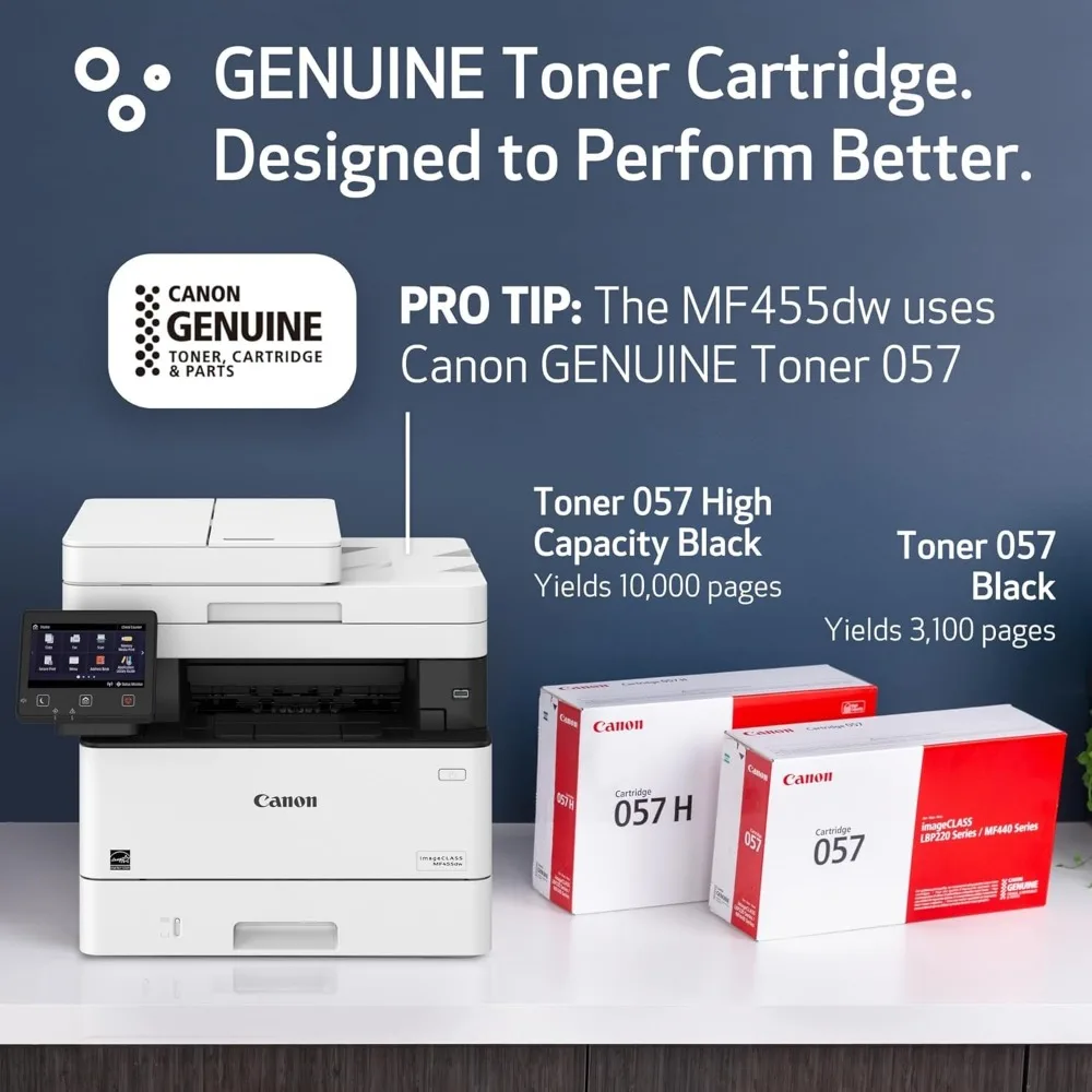 MF455dw Wireless All-In-One Monochrome Laser Printer 5