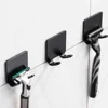 Hot! 2PCS Shaving Razor Holder Alumium Men Shaving Shaver Storage Hook Wall Shelf Razor Rack Bathroom Kitchen Accessories 1