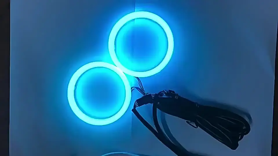 10 шт. COB Angel Eyes Halo Ring Shell Лампа Крышка лампы 60 мм 70 80 90 95 100 110 120 Автомобильная