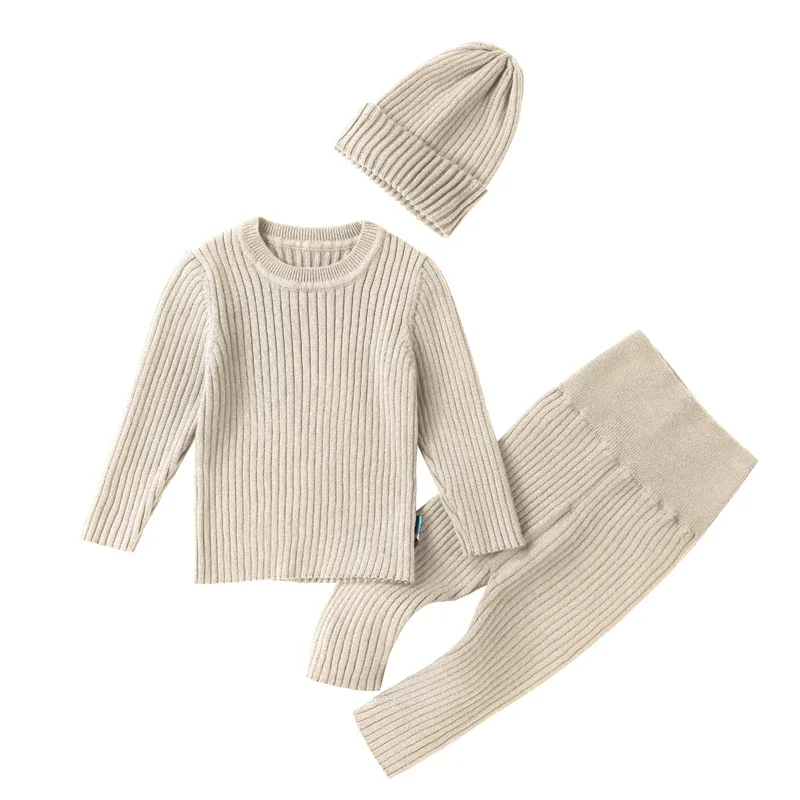 3pcs Baby Knit Sweater Outfit 5