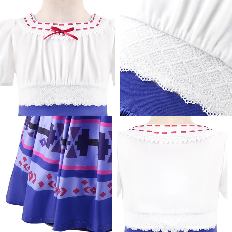 أزياء لويزا التنكرية للفتيات، فستان الأميرة الطويل...