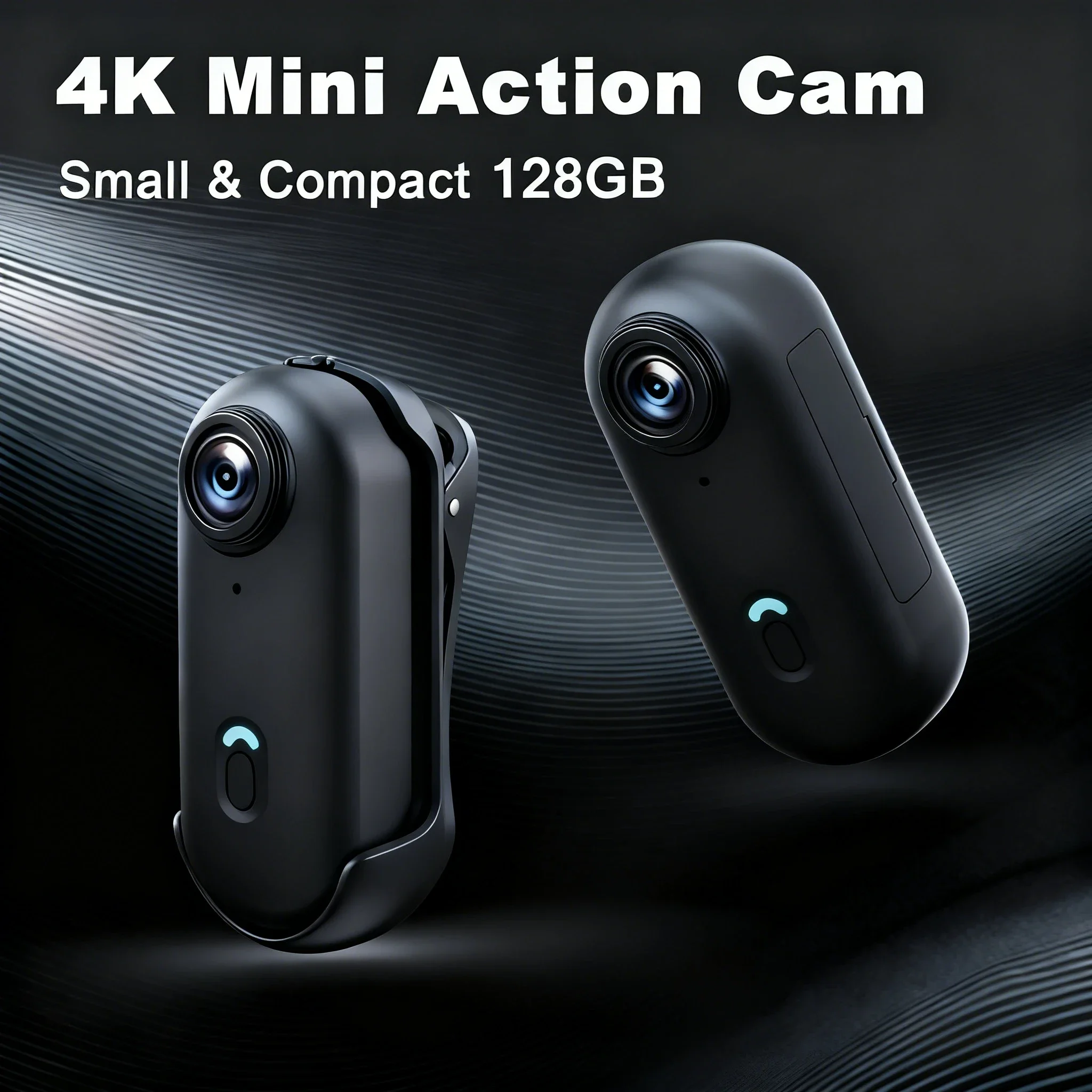 Caméra Action 360° FHD 1080P avec Carte TF 32/64/128 Go