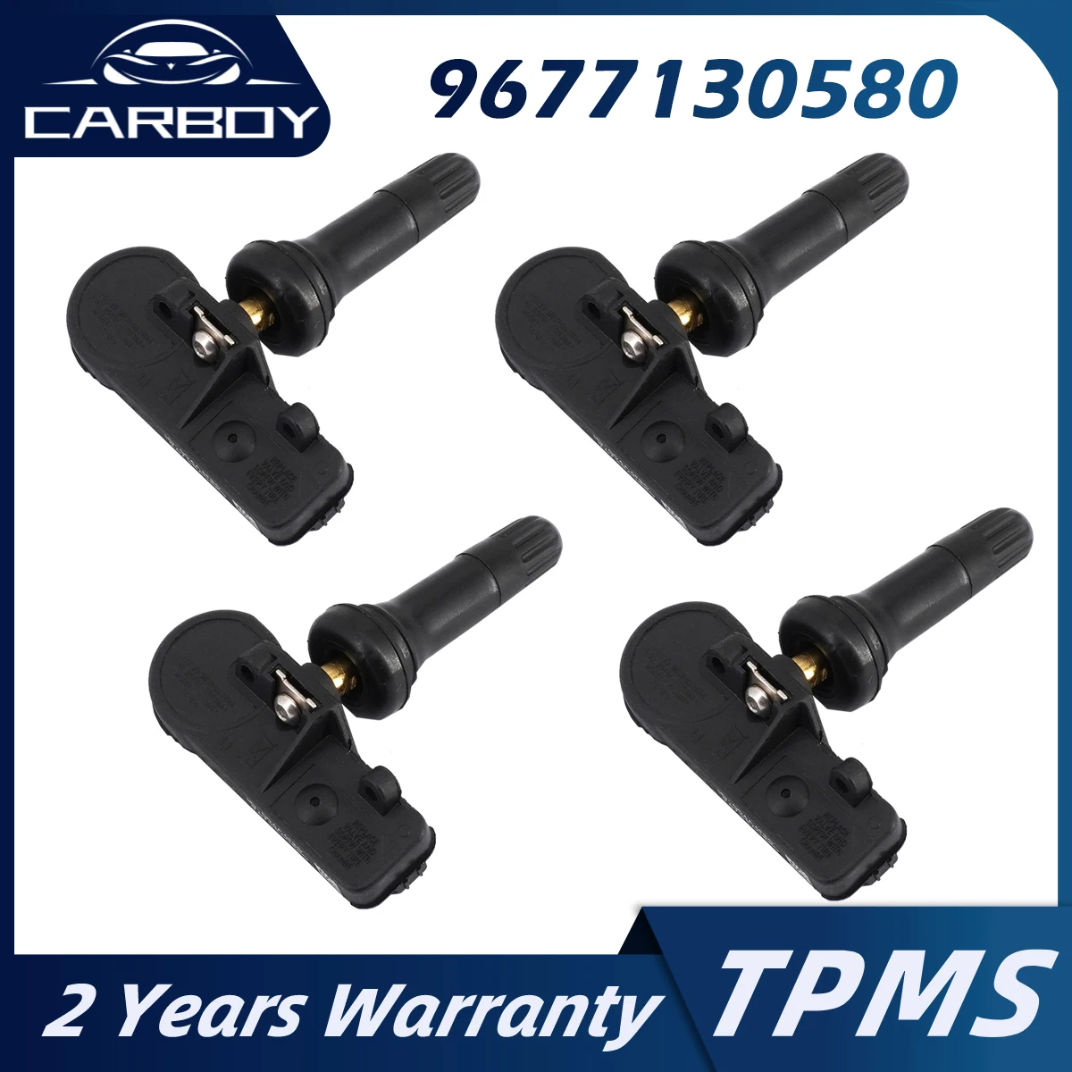 9677130580 TPMS Sensor For Citroen Jumper Combi 2 Fiat Scudo Toyota Proace Tire Pressure Monitoring System 4PCS tmps replacement plastic tire pressure monitoring sensor 40700 1pa0a for nv1500 nv2500 nv3500