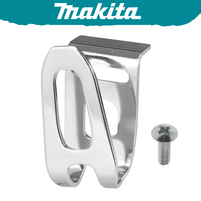MAKITA 197043-2 Gancio Per Cintura | Ricambio Originale Per Trapano Avvitatore DTD134