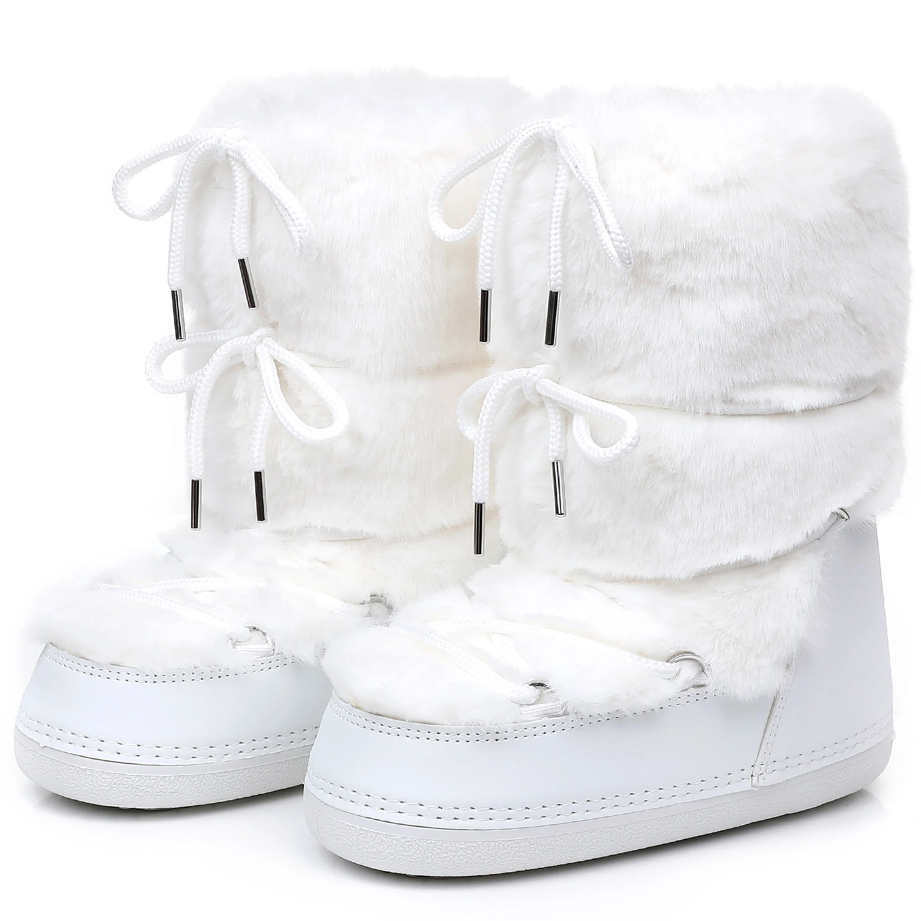 Fluffy Faux Fur Winter Snow Boots 3