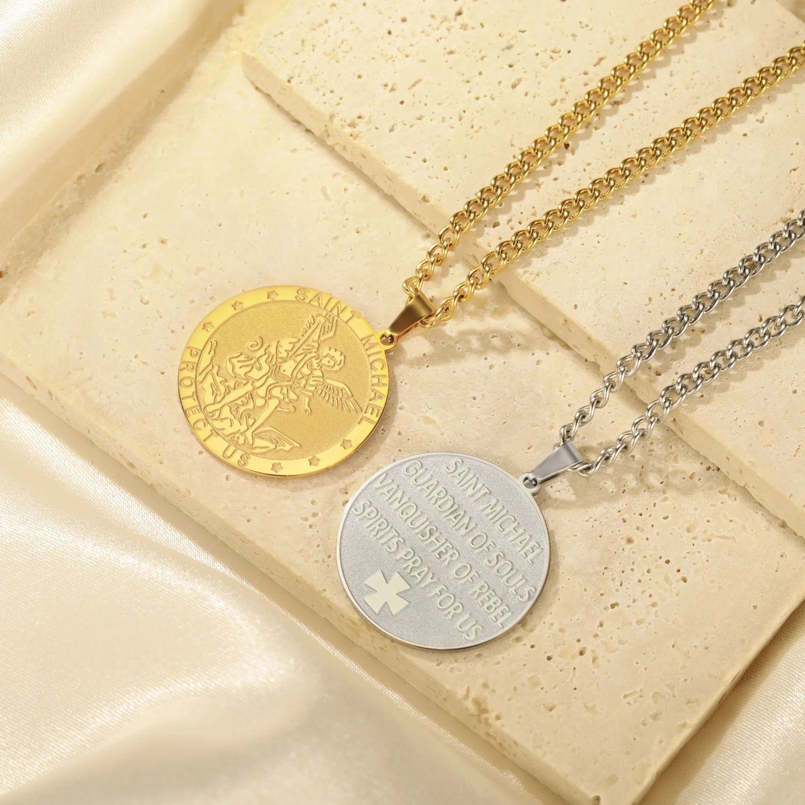 2024 Regali Di Festa Di Natale Cattolicesimo Medaglia Monete 3d Double Side Meda - Foto 9