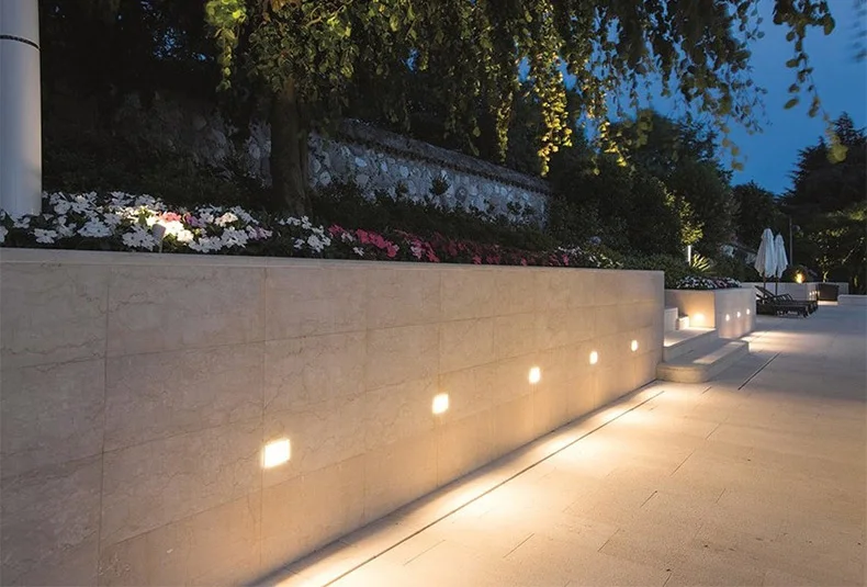 Garden Decoration Lamps IP65 Underground light 12 LED 15 LED Stair Light Step Light Recessed buried lamp indoor outdoor Staircase Step lights 85-265V