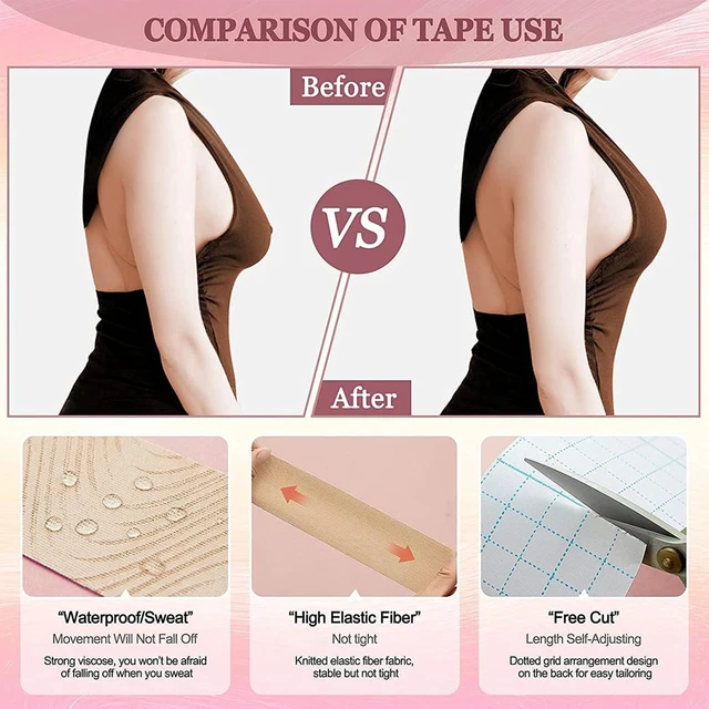 2PCS Kinesiology Tape 5cm x 5m - Waterproof & Hypoallergenic Athletic Tape for Joint Support- Elastic Sports Tape for Knees,Body 5