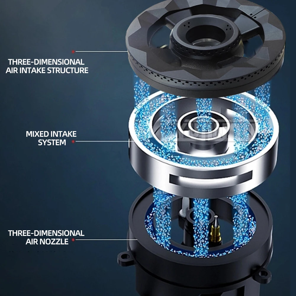 Gas Stove Household Embedded Double Stove Tempered Glass Gas Hob Cooking Machine Liquefied Gas Natural Gas Stove 2