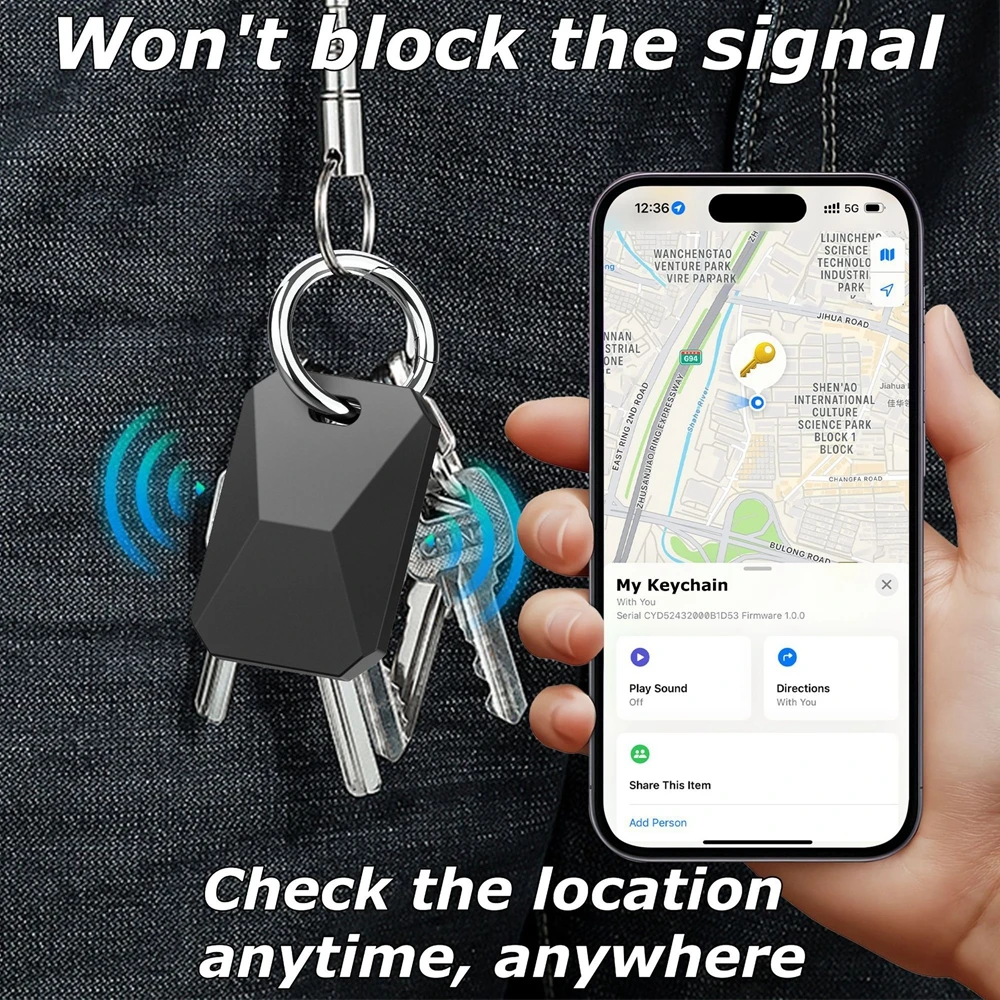 Waterproof Silicone Keychain Holder