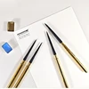 1Pc POTENTATE Brass Squirrel Hair Round Artist Paintbrushes Detachable Portable Travel Set for Watercolor,Gouache, Acrylic 1