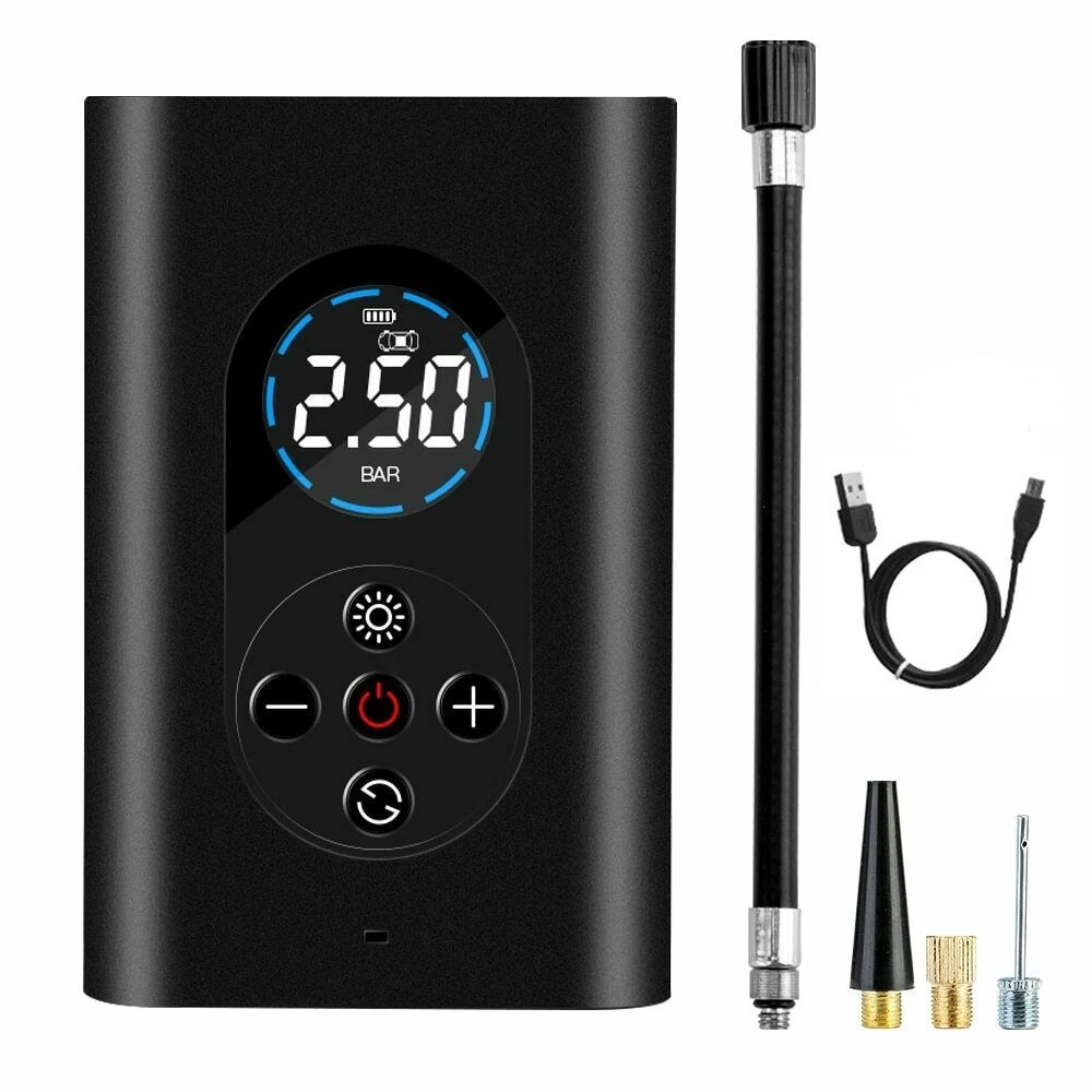 12L/min Wireless Car Air Pump 150PSI Electric Tire Inflator Rechargeable Car Air Compressor