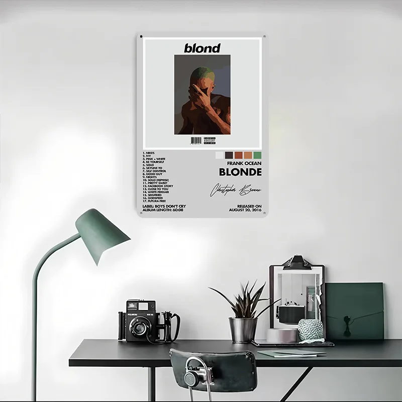 Custom Frank Ocean Metal Wall Art Decor