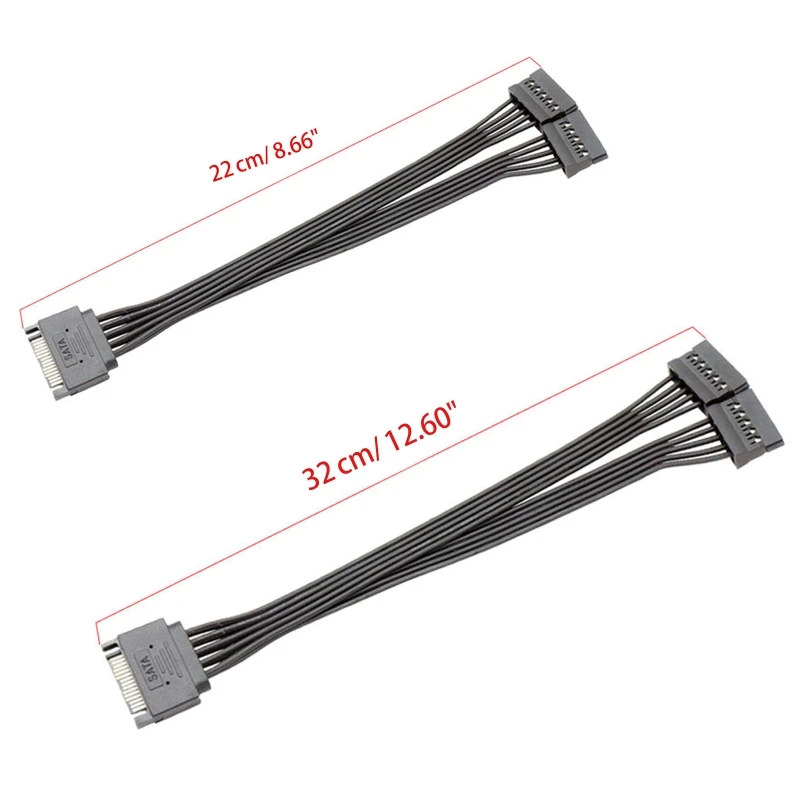 Power y Divisor Adaptador de Cabo m f Serial Ata Adaptador de Divisor de Cabo de Alimentação 896f