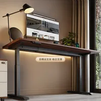 Modern Wooden Office Desk Electric Elevating Removable Storage Office Desk Organiser Aesthetic Ufficio Postmodern Furniture - Image 4