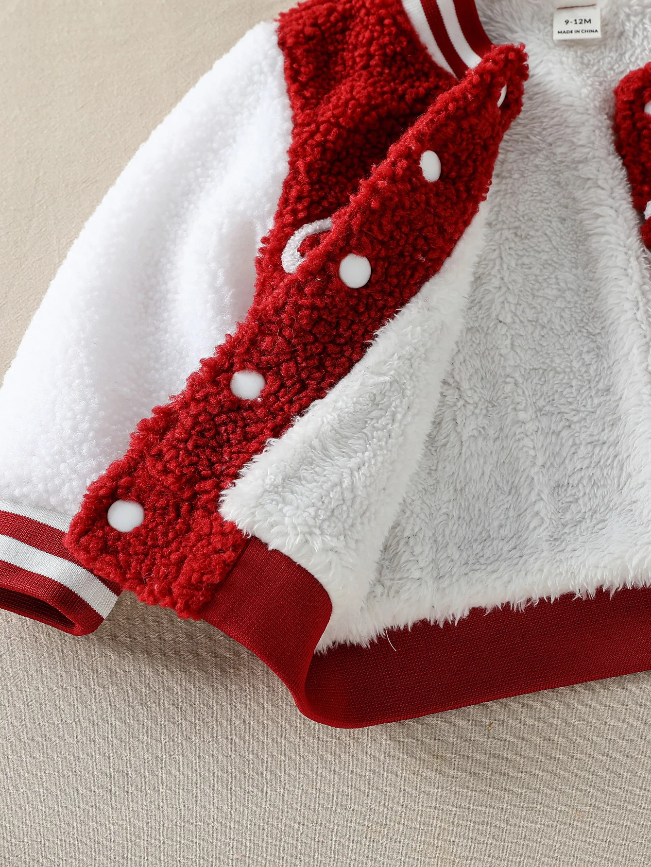 2Pcs 2025 New Baby Girls Clothes Plush Jacket Coat Infant Tops With Letter Winter Warm & Solid Pant Set For 1-3Y Casual Fashion 5