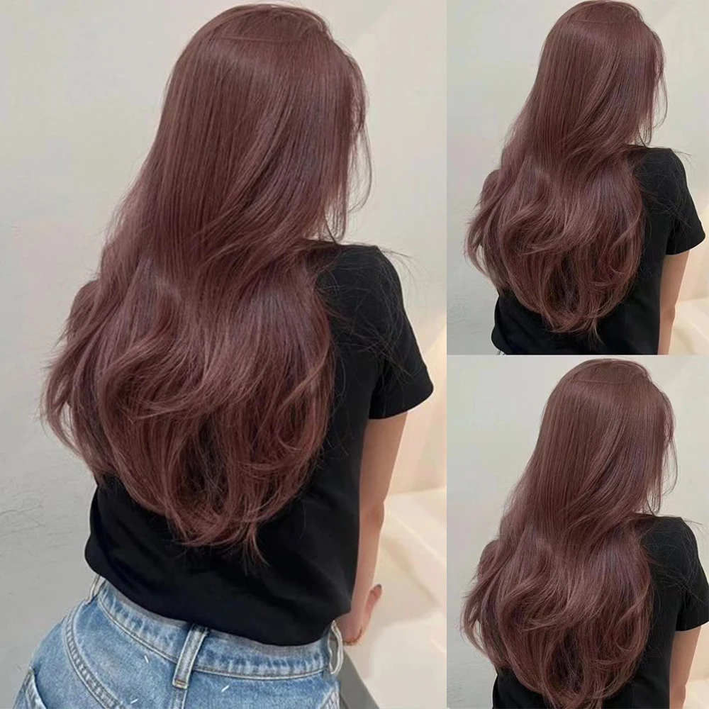 Hottest Hair Color Of Summer Caramel Pink Brown Human Hair Wigs Salon Fashional Cool Ash Brown Lace Front Wig HD 13X6