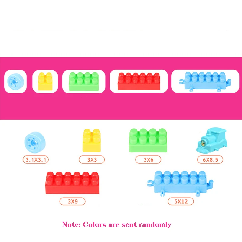 Inserting and Assembling Large Particle Building Blocks Educational Toys DIY Constructor puzzle toys building blocks toys