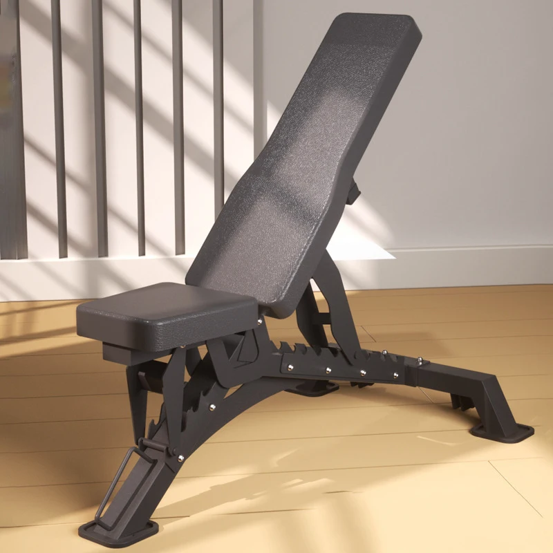 MIYAUP Heavy Multifunctional Bench Press Stool, Adjustable Flat Household Dumbbell Fitness Chair