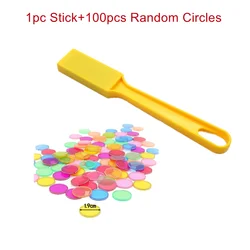 Magnetic Montessori Learning Toys for Children - Educational & Interactive Math Games (Yellow with Circles)