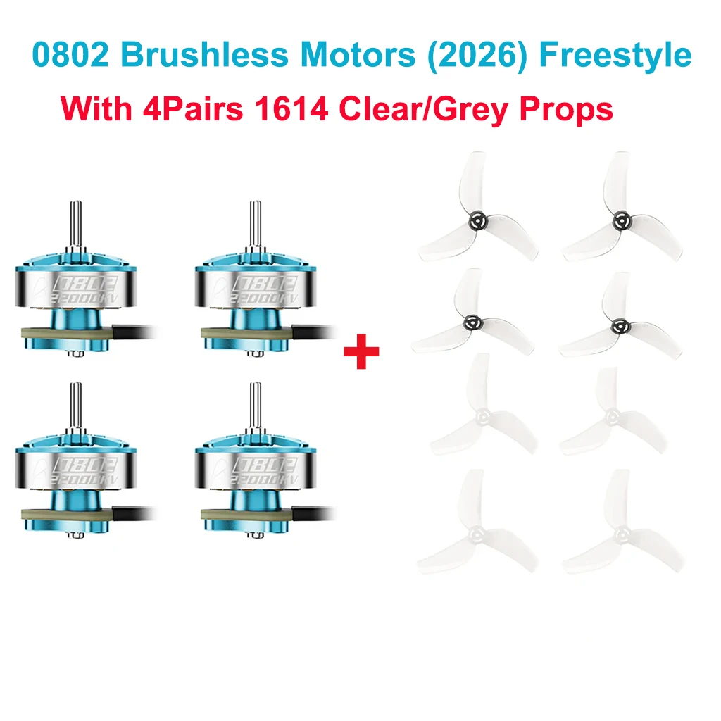 Drone FPV Micro 0802/0702 Moteur Coreless - Freestyle/Racing/Champion