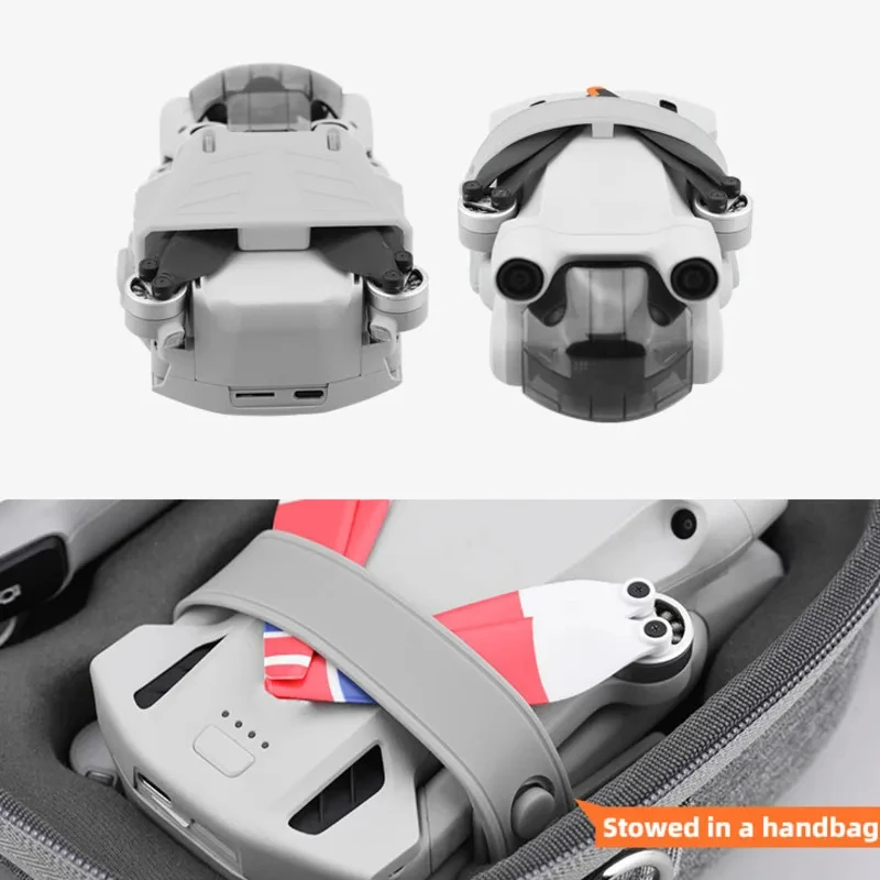 DJI 미니 3 프로용 프로펠러 거치대, 고정 날개 스태빌라이저, 보호 소품 블레이드 스트랩, 매빅 미니 3 프로 드론 액세서리