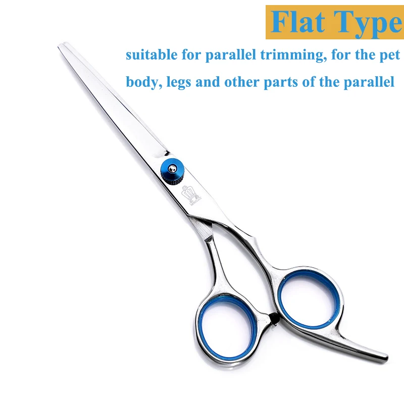 Dog Grooming Scissors Dog Grooming Scissors Kit 4Size Pet Grooming Scissor Professional Hairdressing Scissors For Dogs Sharp Thinning / Curved Scissors Dog Grooming Beauty Tool