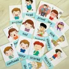 Baby Montessori Toys Emotion Weather Learning Card Cartoon English Flash Cards Kids Learning Toys Educational Toys for Children 3