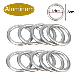 Premium Aluminum/Copper Oil Drain Plug Gasket with Replaceable Pad - 200pcs (Aluminum Gaskets)
