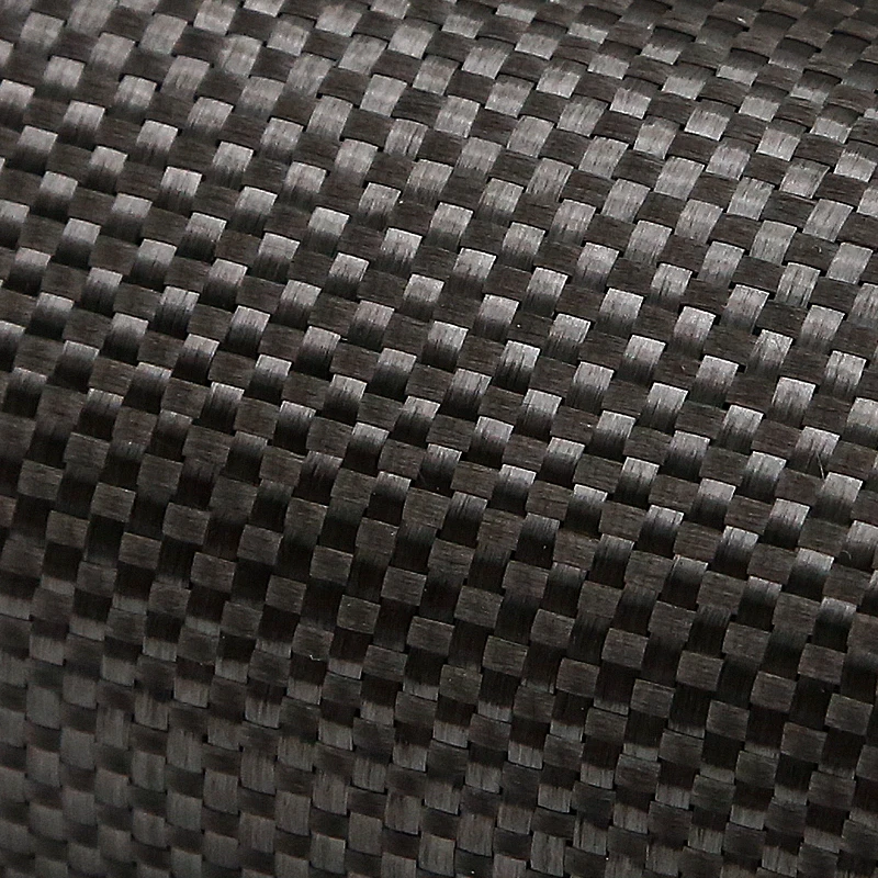 Kafu-Carbon Fiber Kevlar Fabric Black Plain Fabric DIY Decorative Auto Parts Sports Equipment KFC240P 3K-240g