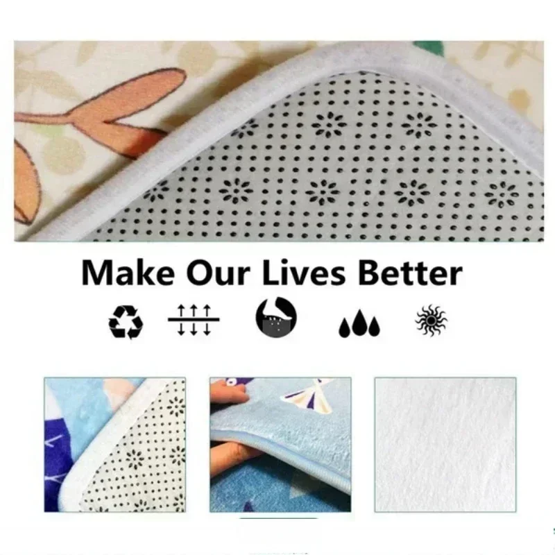 Large Christmas Tree Decoration Mat - Washable Anti-Slip Circular Carpet for New Year Atmosphere
