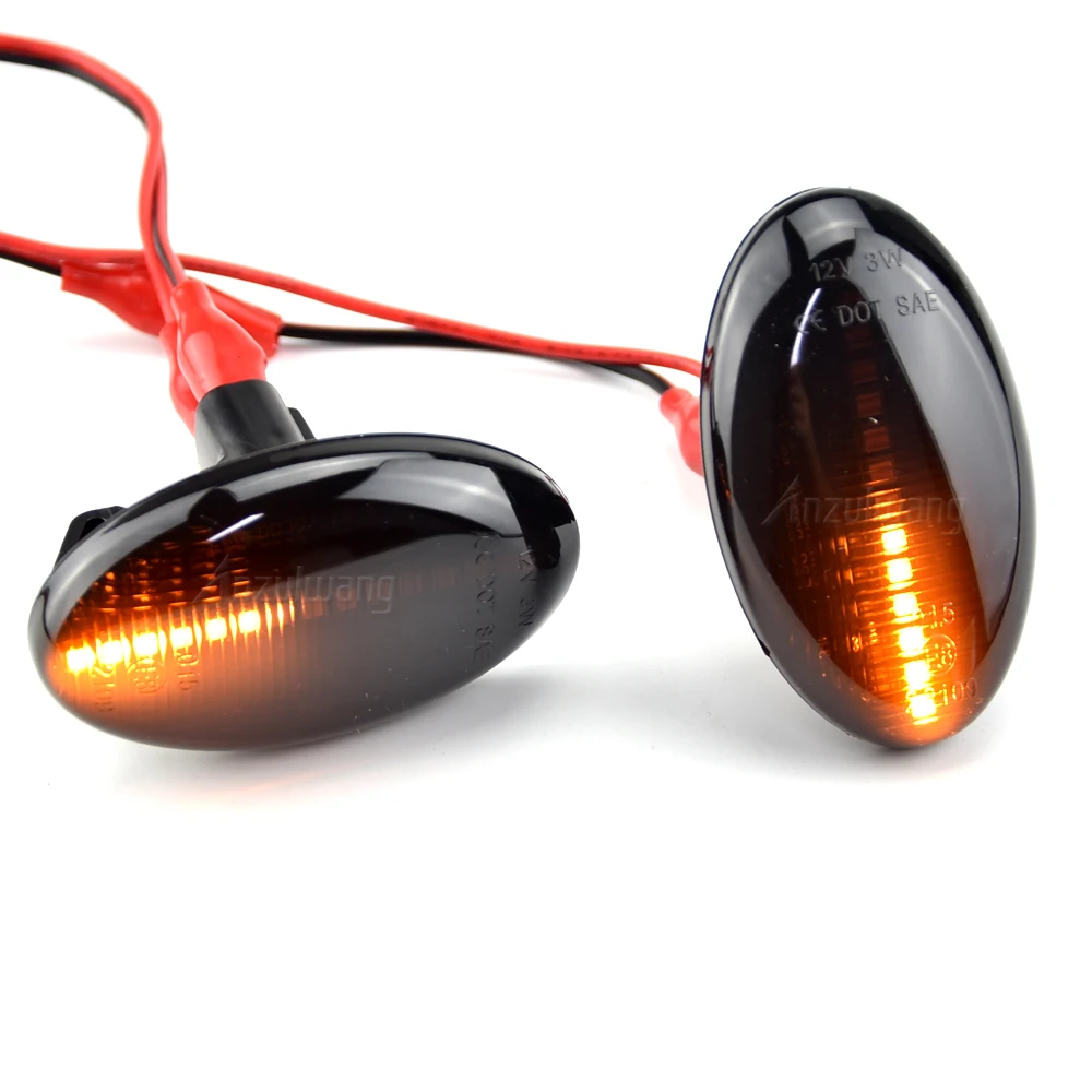 2X Dynamic Led Side Marker Turn Signal indicator Repeater Light lamp