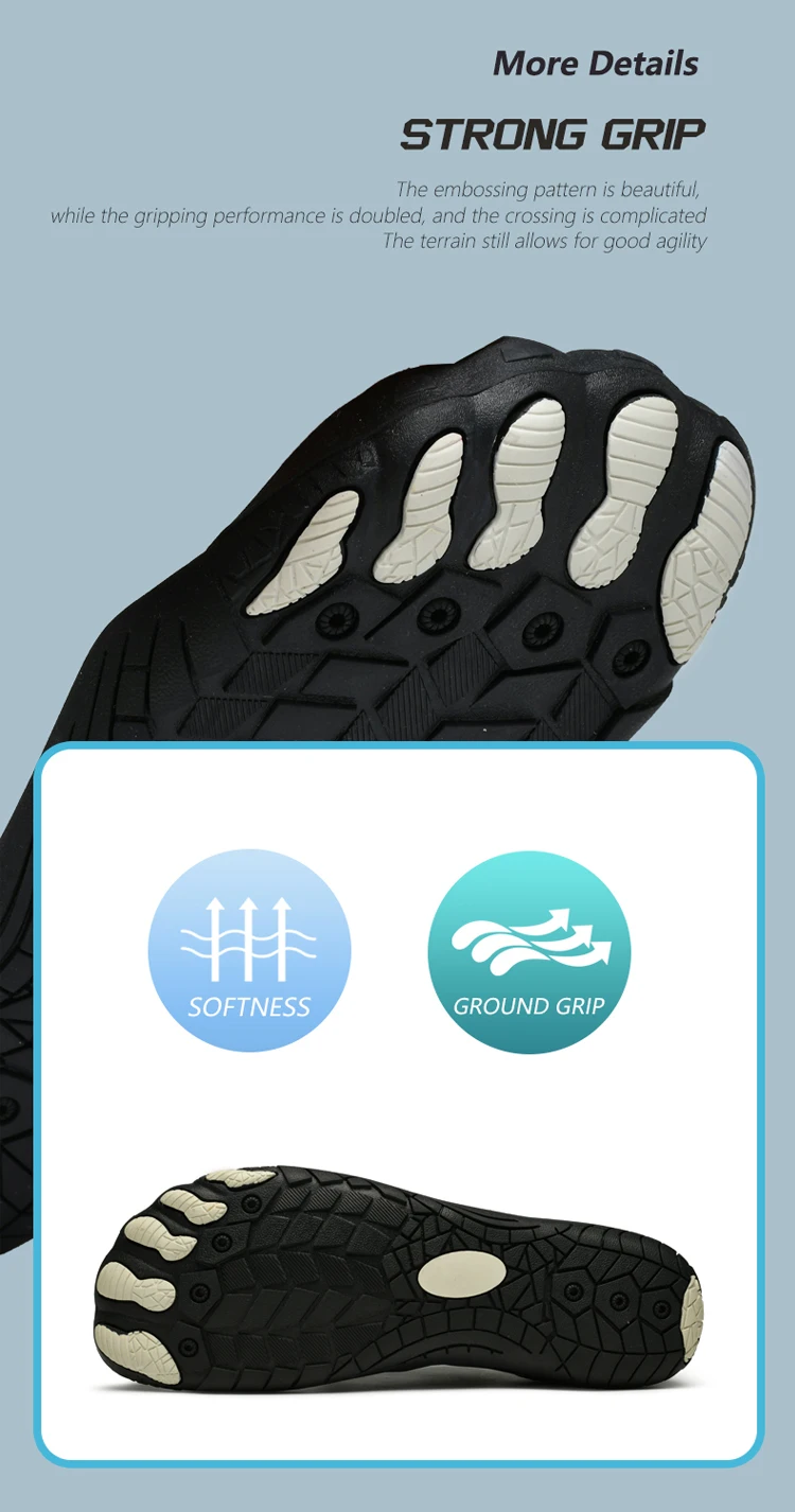 Aqua Shoes For Men Women Barefoot Water Shoes Anti-Slip Quick-Drying Outdoor Beach Upstream Wading Swimming Shoe Sneakers Unisex