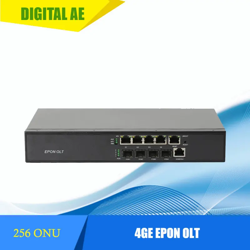 

4GE Gigabit EPON OLT Optical Fiber Equipment FTTH Multi Network Integration Web Management 256 Uses Compatible With HUAWEI ZTE