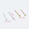 12pcs/pack 925 sterling silver Tiny 1.2mm nose studs pin piercing Ball Shape Nose ring piercing jewelry 2