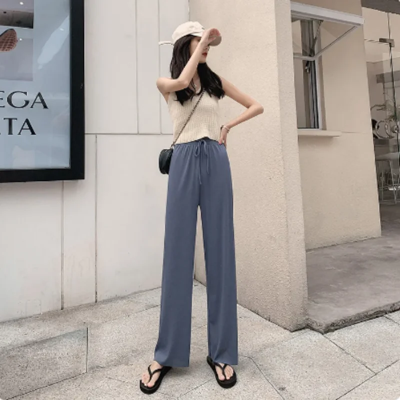 Pantalon Verano Mujer Pantalones De Pierna Ancha Para Mujer