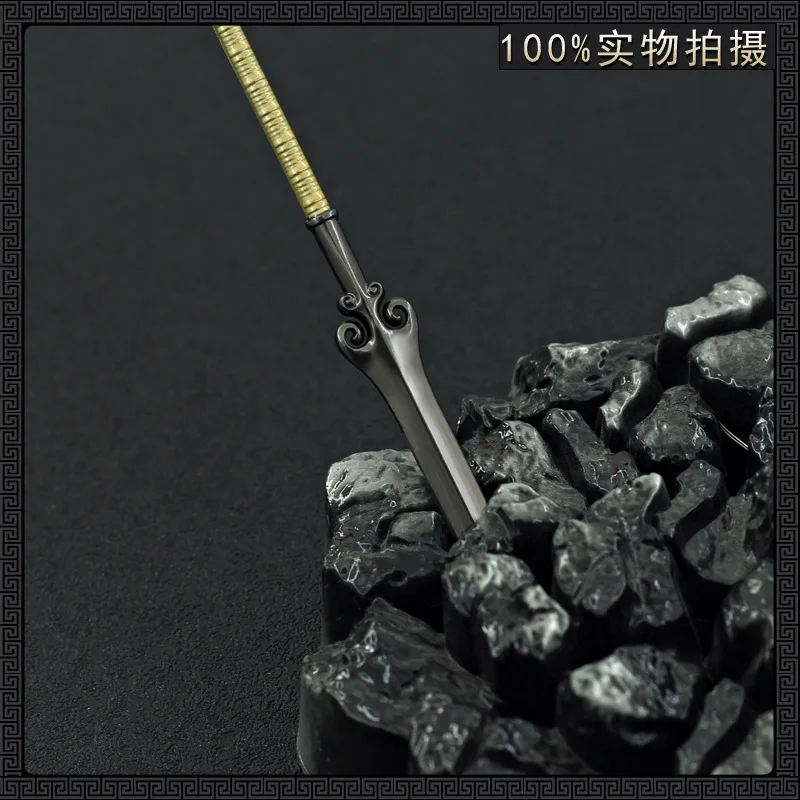 22cm 金属製 古代の槍槍 中国の冷兵器 モデル ゲーム アニメ 周辺 家の