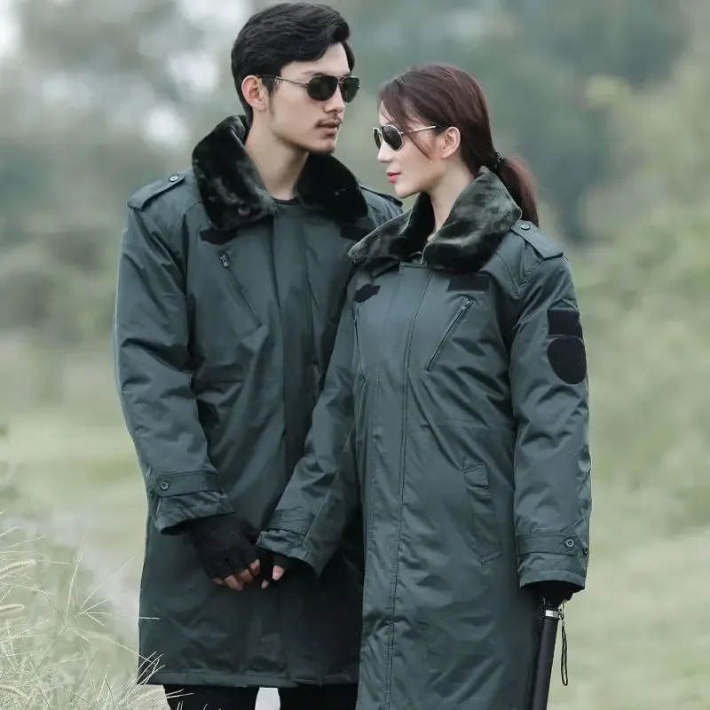 Men's Cold Jacket Warm Parkas In Winter Heavy Warm Military Cotton Coat In Winter Long Coat Waterproof Removable Liner