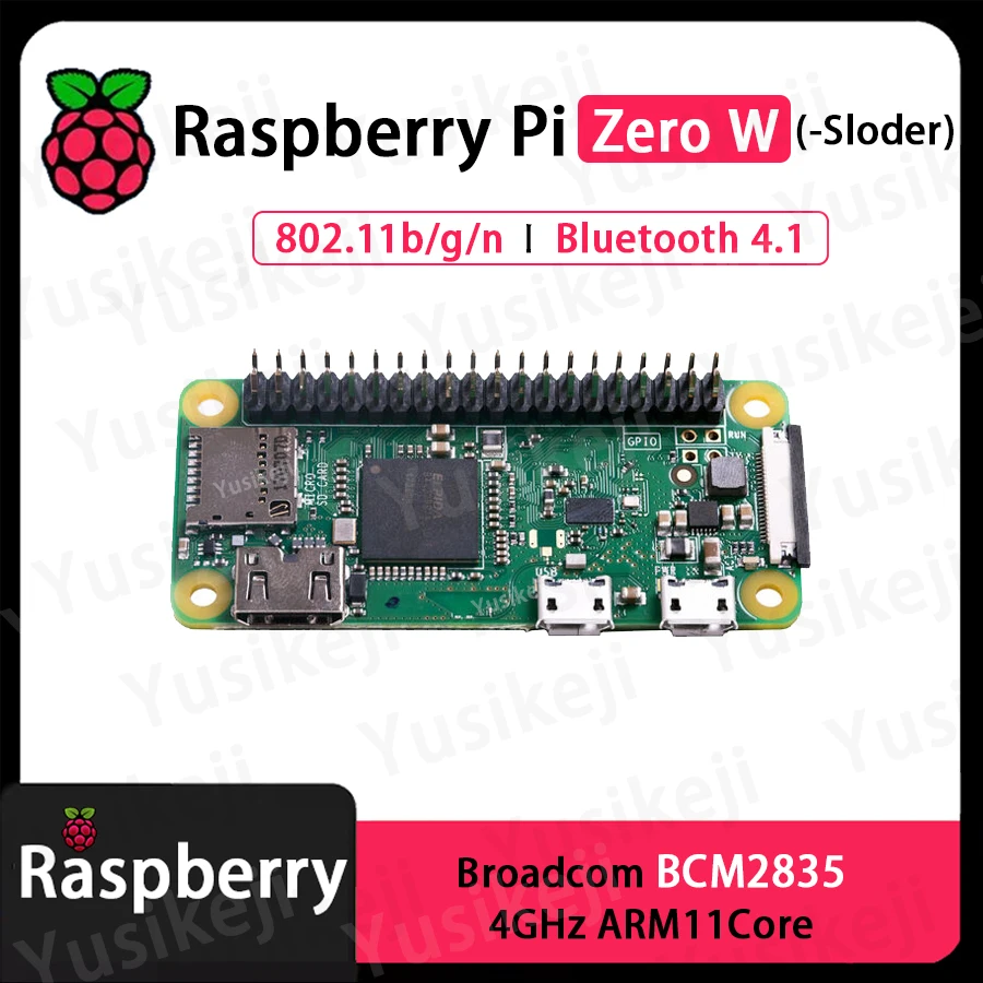 Raspberry Pi Zero W Starter Kit with Accessories and Storage Card