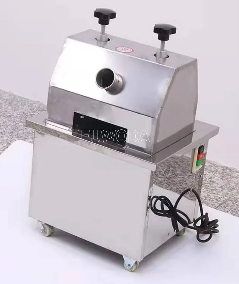 Electric Sugarcane Machine Desktop Vertical Commercial Battery Juicer Stainless Steel Risk Equipment 5