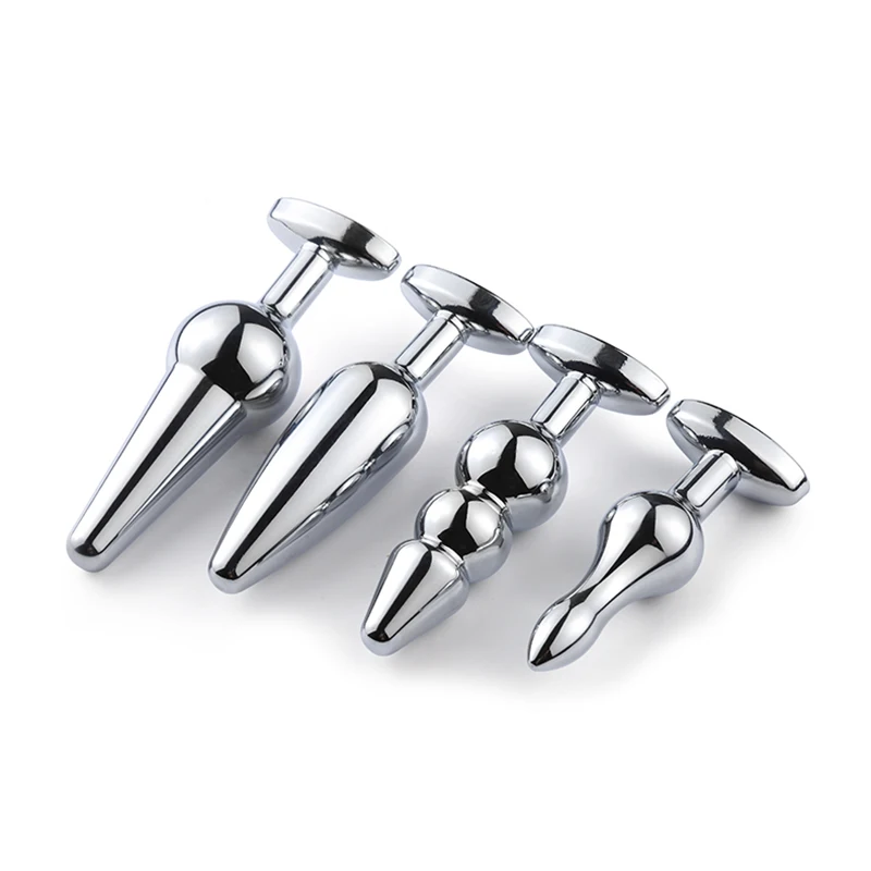 Kovový análny stimulátor prostaty, masážny prístroj na prostatu, análny kolík pre ženy a mužov, análne hračky, erotický sexuálny produkt_voghion.com