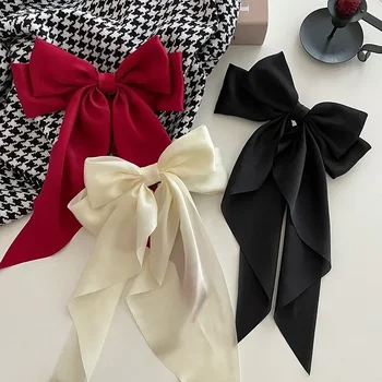 Big Bows Hairpin Spring Clips Hair Accessories for Women Girls Trendy Korean Summer Headwear 2023