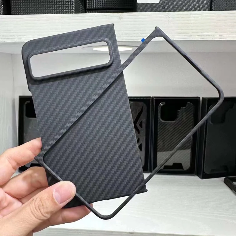 

Carbon Fiber Case for Google Pixel Fold Flip Case Slim Lightweight Phone Protective Cover for Google Pixel Fold Phone Accessory