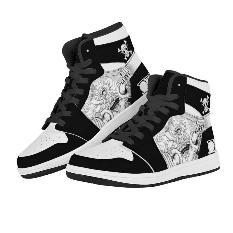 Luffy Black One Piece With White Shoes Anime One Piece Luffy High