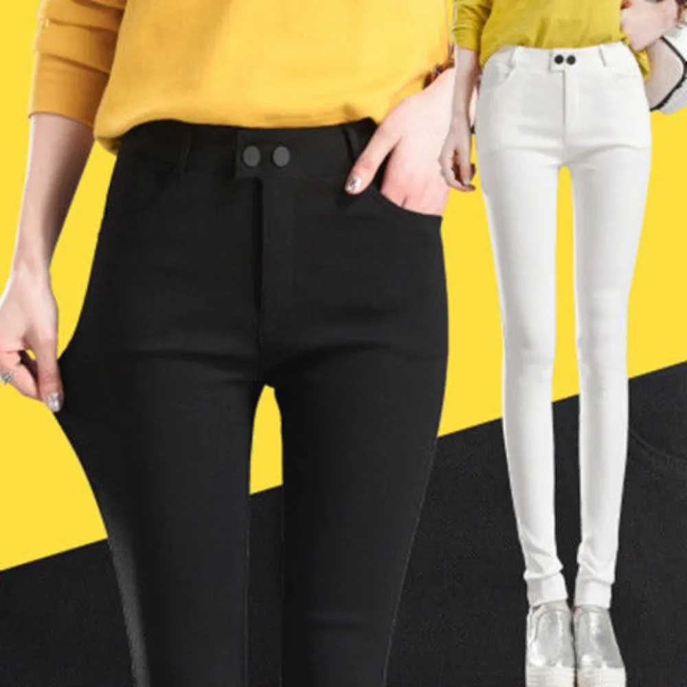 Fake Cowboy Leggings Ms Invisible Open Crotch Outdoor Sex High Waisted Elasticity Slimming Pencil Pants Small Feet Trousers